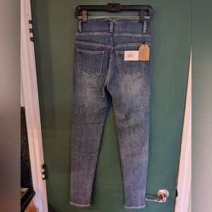 Blue Fleece lined skinny jeans size small